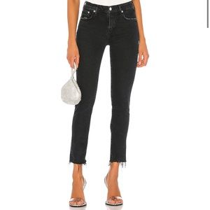 Agolde Denim Jeans Toni Feral Black Revolve 25